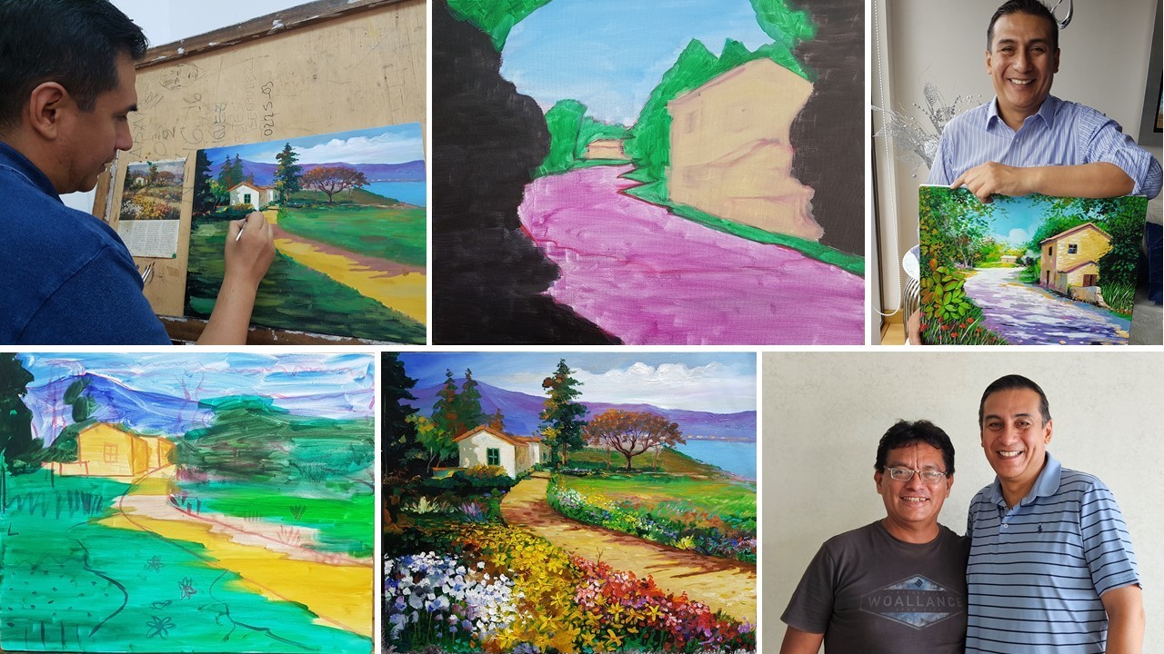 John-pintura al oleo con walter giraldo John-pintura al oleo con walter giraldo
